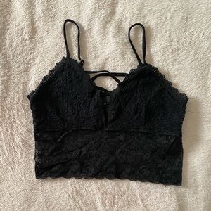 Black crop top